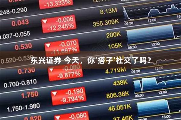 东兴证券 今天，你‘搭子’社交了吗？